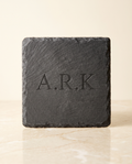 MNSA engraved slate coaster, AI-generated product visualization
